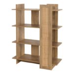 Βιβλιοθήκη Oslo pakoworld sonoma 75x32x95εκ - Image 2