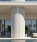 PANEL 113020 (ΚΙΒ   8ΤΜΧ) ΕΥΚΑΜΠΤΗΣ ΠΕΤΡΑΣ 600/1200mm RIPPLE BOARD BEIGE WHITE NewPlan - Image 2