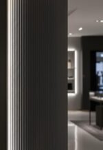 PANEL 113050 (ΚΙΒ   8ΤΜΧ) ΕΥΚΑΜΠΤΗΣ ΠΕΤΡΑΣ 600/1200mm RIPPLE BOARD MEDIUM GREY NewPlan - Image 2