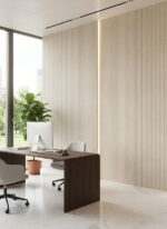 PANEL 119020 (ΚΙΒ   8ΤΜΧ) ΕΥΚΑΜΠΤΗΣ ΠΕΤΡΑΣ 600/1200mm LINE STONE BOARD BEIGE WHITE NewPlan - Image 2
