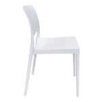 Καρέκλα Fenxy pakoworld pp σε λευκή απόχρωση 38x42x77εκ - Image 3