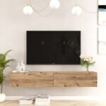 Έπιπλο τηλεόρασης επιτοίχιο Dello pakoworld sonoma 180x31.6x29.6εκ - Image 4