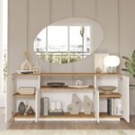 Μπουφές Placefol pakoworld μελαμίνης λευκό-φυσικό 180x44.5x75εκ - Image 3