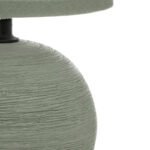 Επιτραπέζιο φωτιστικό PWL-1210 pakoworld Ε14 60W κεραμικό χακί Φ13x25εκ - Image 2