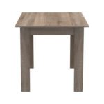 Τραπεζαρία Manka-Parker pakoworld σετ 5τεμ mdf σε μαύρη-sonoma truffle απόχρωση 110x80x77εκ - Image 7