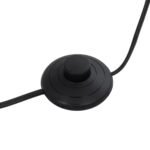 GLOBOSTAR® SNAKE 204-0128 Μοντέρνο Επιδαπέδιο Φωτιστικό με Ντουί 1 x E27 AC 220-240V IP20 - Μαύρο - Μ52 x Π25 x Υ154cm - Image 13