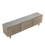 Έπιπλο τηλεόρασης Kasandra pakoworld μπεζ μαρμάρου-sonoma 180x35x48.5εκ - Image 6