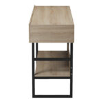 Κονσόλα Vien pakoworld σε sonoma-μαύρη απόχρωση 139x43x75.5εκ - Image 8