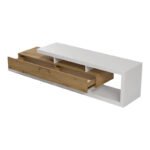 Έπιπλο τηλεόρασης Arbero pakoworld λευκό-oak 198x40x45εκ - Image 2