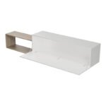 Έπιπλο τηλεόρασης επιτοίχιο Olande pakoworld sonoma-λευκό 210x35x48εκ - Image 2