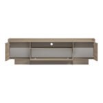 Έπιπλο τηλεόρασης Derden pakoworld sonoma 197x38x58εκ - Image 2