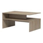 Τραπέζι σαλονιού Coffa pakoworld sonoma 90x60x45εκ - Image 4