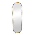 Καθρέπτης Myrtus pakoworld χρυσό MDF 40x2,5x160 εκ - Image 3