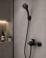 Σετ Κεφαλής Ντους Black DC-021002 MRShome - Image 3
