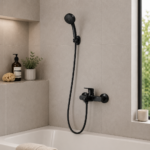 Σετ Κεφαλής Ντους Black DC-021002 MRShome - Image 4