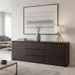 Μπουφές Kalya pakoworld σε wenge απόχρωση 220x49x89.5εκ