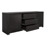 Μπουφές Kalya pakoworld σε wenge απόχρωση 220x49x89.5εκ - Image 4