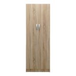 Ντουλάπα δίφυλλη Athos pakoworld σε sonoma απόχρωση 60x42x180εκ - Image 5