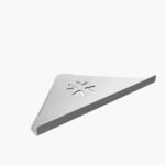 Γωνιακή Σπογγοθήκη με Χείλος 2 εκ. Verdi STRANTZA Inox Mat 723.10.88