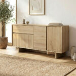 Μπουφές Capri Megapap χρώμα sapphire oak 146x45x76,5εκ. - Image 2