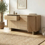 Μπουφές Capri Megapap χρώμα sapphire oak 146x45x76,5εκ. - Image 3