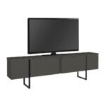 Έπιπλο τηλεόρασης Orontes Megapap χρώμα ανθρακί 180x29,6x50εκ. - Image 7