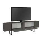 Έπιπλο τηλεόρασης Orontes Megapap χρώμα ανθρακί 180x29,6x50εκ. - Image 8