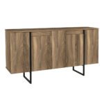 Μπουφές Orontes Megapap χρώμα καρυδί 160x35,2x80εκ. - Image 7