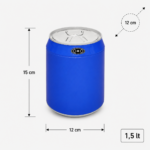 Αυτόματος Κάδος με Φωτοκύτταρο 1.5lt Μπλε Φ12x15cm MRShome - Image 5