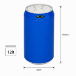 Αυτόματος Κάδος με Φωτοκύτταρο 12lt Μπλε Φ24x48.4cm MRShome - Image 5