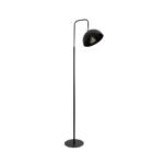 GLOBOSTAR® SNAKE 204-0128 Μοντέρνο Επιδαπέδιο Φωτιστικό με Ντουί 1 x E27 AC 220-240V IP20 - Μαύρο - Μ52 x Π25 x Υ154cm - Image 2