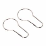 Curtain Hooks 12pcs metal κρίκοι κουρτίνας μπάνιου MRShome