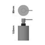 Portable Dispenser Τσιμέντο Γκρι Ματ SANCO - Image 2