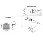 Toilet Roll Holder with cover PVD Gun Metal Polished SANCO - Image 2