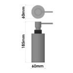 Portable Dispenser PVD Golden Brass Brushed SANCO - Image 2