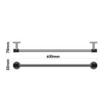 Single Towel Rail (60cm) Χρωμέ SANCO - Image 2
