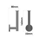 Spare Toilet Roll Holder PVD Golden Brass Brushed SANCO - Image 2