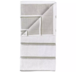 Zone Denmark Πετσέτα Σώματος Βαμβακερή 70x140 - Sauna White/Soft Grey/Eucalyptus