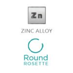 zink-alloy-round-rosette