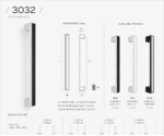 Λαβή Εξώπορτας Zogometal 3032 1886 Inox Ματ / Μαύρο S.T. - Image 2