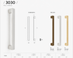 Λαβή Εξώπορτας Zogometal 3030 18 Inox Ματ - Image 2