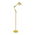 GLOBOSTAR® AUDREY 01472 Μοντέρνο Επιδαπέδιο Φωτιστικό με Ντουί 1 x E27 AC 220-240V IP20 - Κίτρινο - Μ15 x Π15 x Υ190cm - Image 2