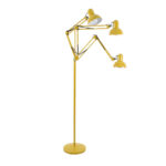GLOBOSTAR® AUDREY 01472 Μοντέρνο Επιδαπέδιο Φωτιστικό με Ντουί 1 x E27 AC 220-240V IP20 - Κίτρινο - Μ15 x Π15 x Υ190cm - Image 5