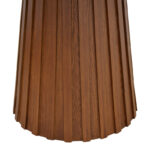 Τραπέζι Franzel pakoworld sintered stone σε όψη μαρμάρου-mdf σε φυσική απόχρωση Φ120x75εκ - Image 5