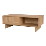 Τραπέζι σαλονιού Jenfia pakoworld mdf σε φυσική απόχρωση 110x55x38,5εκ - Image 2