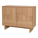 Μπουφές Jenfia pakoworld mdf σε φυσική απόχρωση 101,2x39x75,5εκ - Image 2