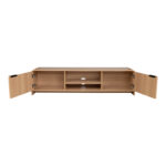 Έπιπλο τηλεόρασης Anfen pakoworld mdf σε φυσική απόχρωση 160x39x40,5εκ - Image 3