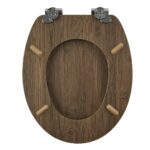Καπάκι Λεκάνης ORZECH από MDF Walnut 37.3x45.5x4cm AWD02181065 - Image 2