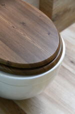 Καπάκι Λεκάνης ORZECH από MDF Walnut 37.3x45.5x4cm AWD02181065 - Image 9