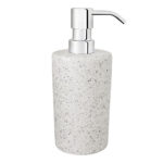 Q BATH Δοχείο Κρεμοσάπουνου από Μάρμαρο 200ml Φ7.3x17.5cm AWD02341549